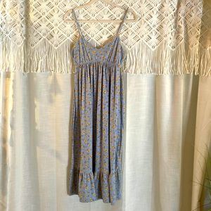 Boho floral maxi dress